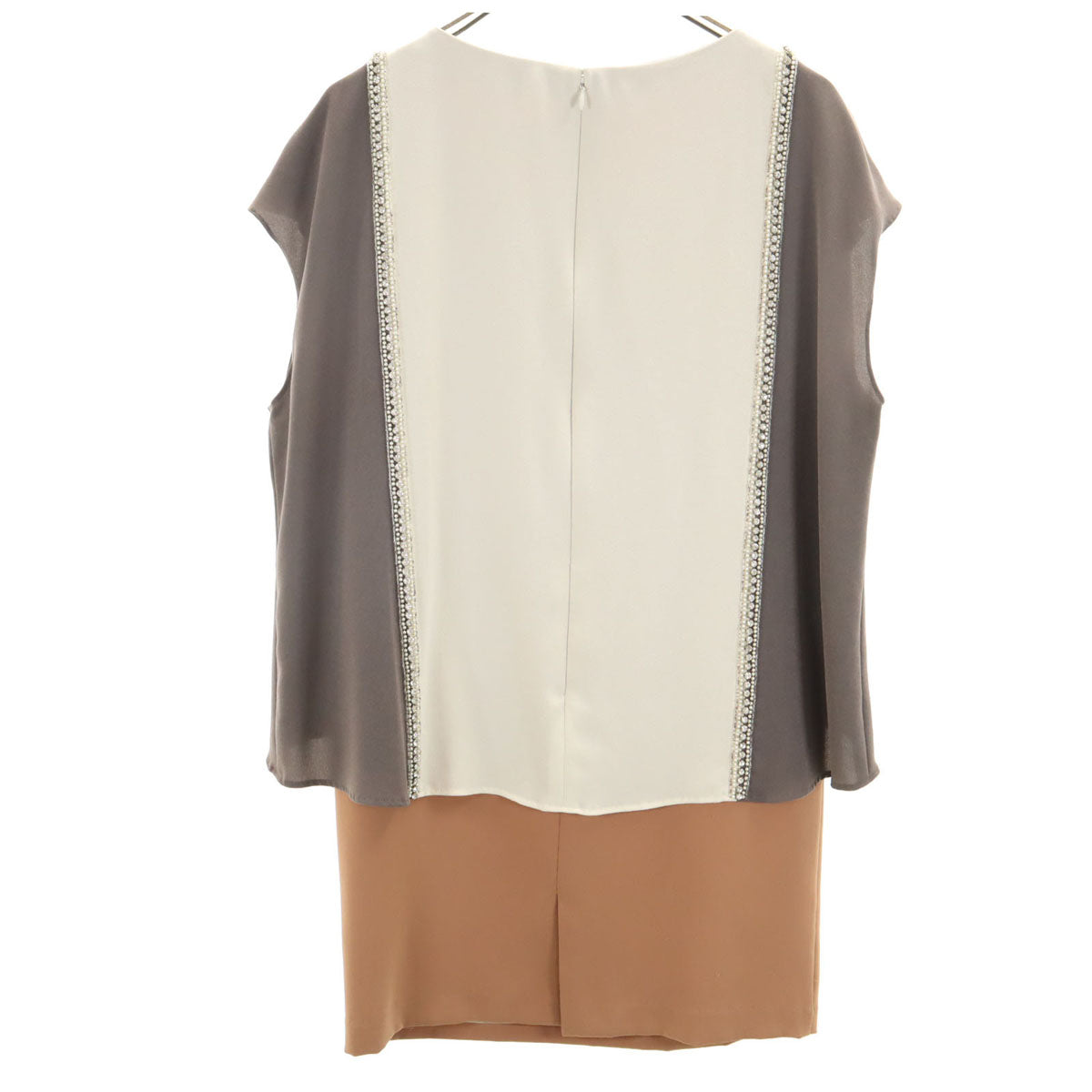 Diagram ダイアグラム フレンチスリーブ チュニック 34 ベージュ系 レディース