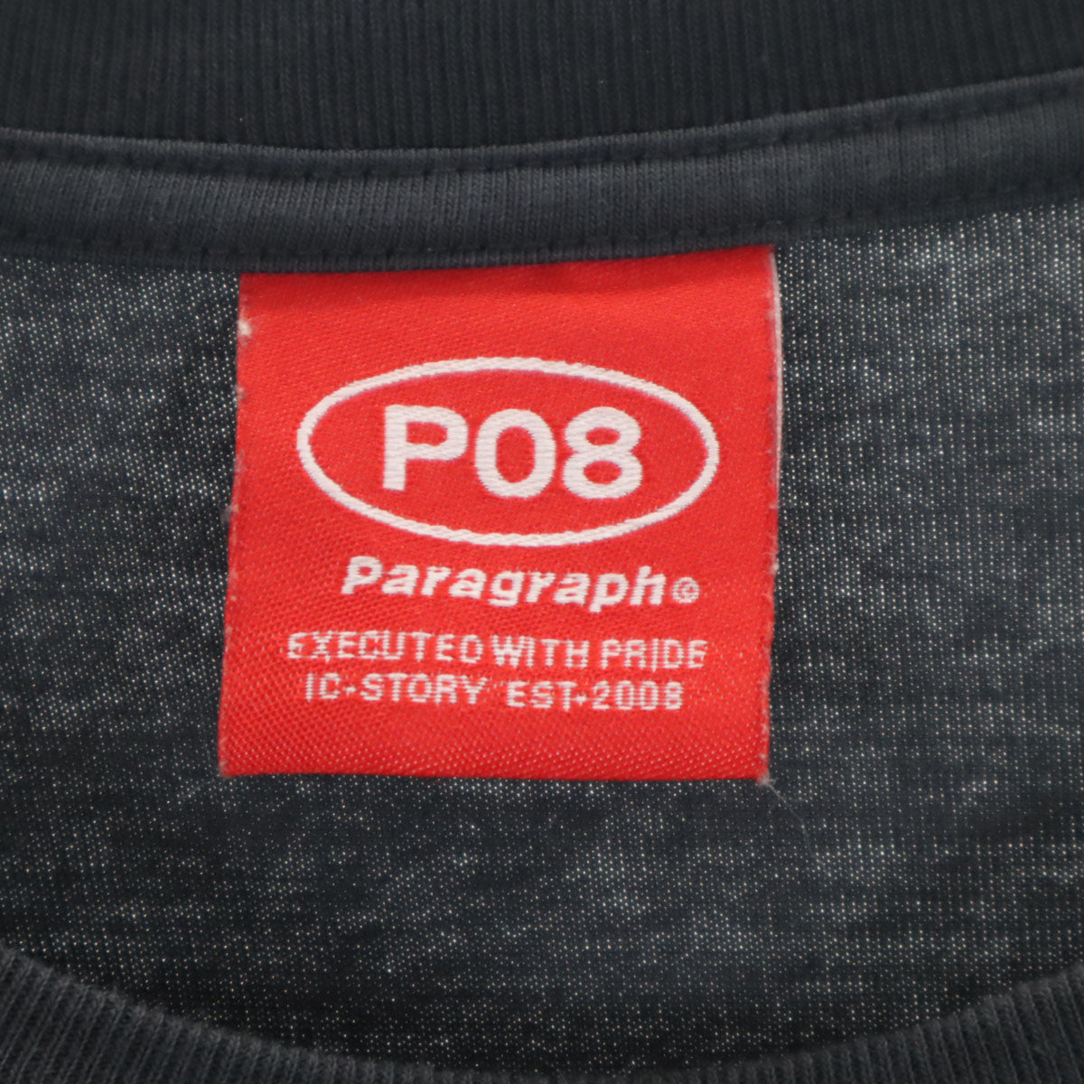 PARAGRAPH パラグラフ 半袖 Tシャツ 3 ダークグレー メンズ