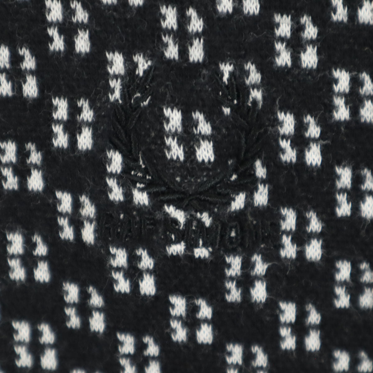 RAF SIMONS ラフシモンズ フレッドペリー コラボ 半袖 ポロシャツ 36 ブラック FRED PERRY メンズ