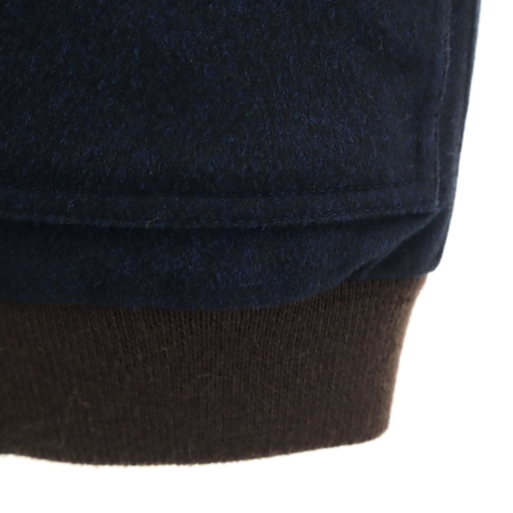 BARBA バルバ イタリア製 ウール スポーツジャケット 48 ネイビー メンズ