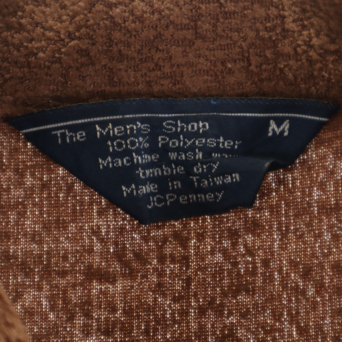 The Men's shop 80s ヴィンテージ 半袖 ポロシャツ M ブラウン メンズ