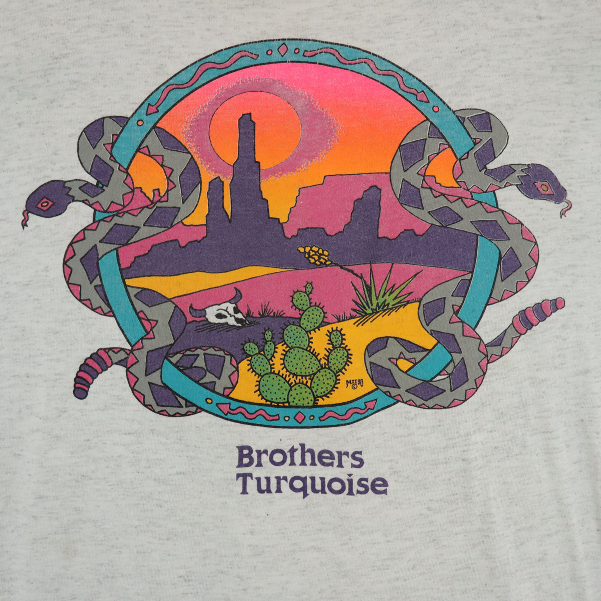 ONEITA オニータ 90s USA製 オールド 半袖 Tシャツ L グレー シングルステッチ メンズ