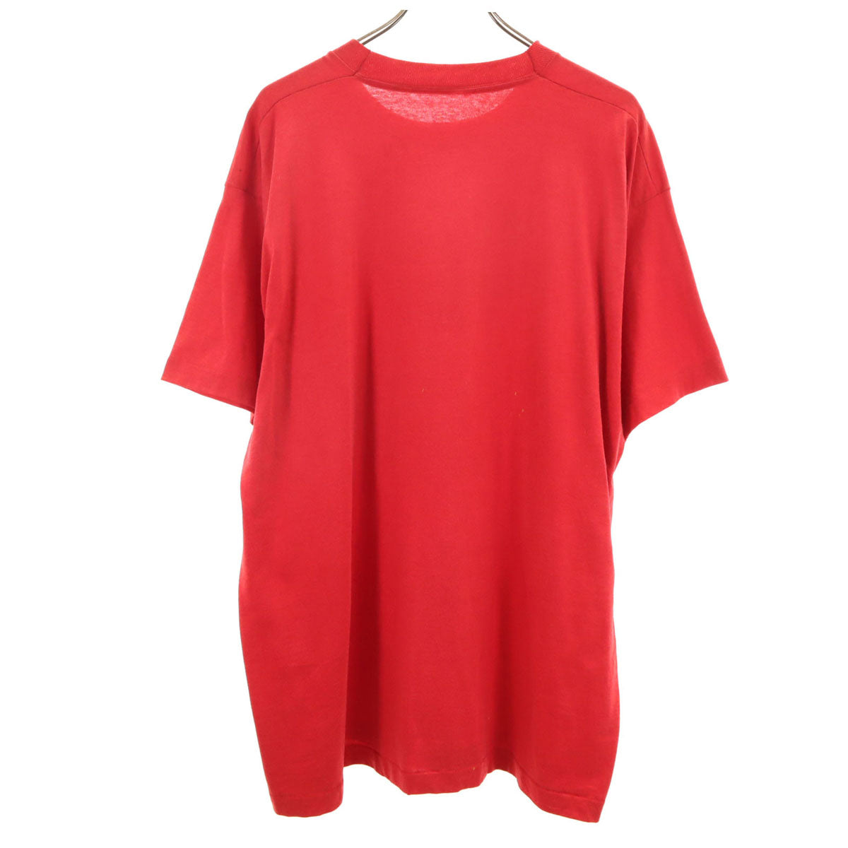 90s オールド 半袖 Tシャツ レッド シングルステッチ メンズ