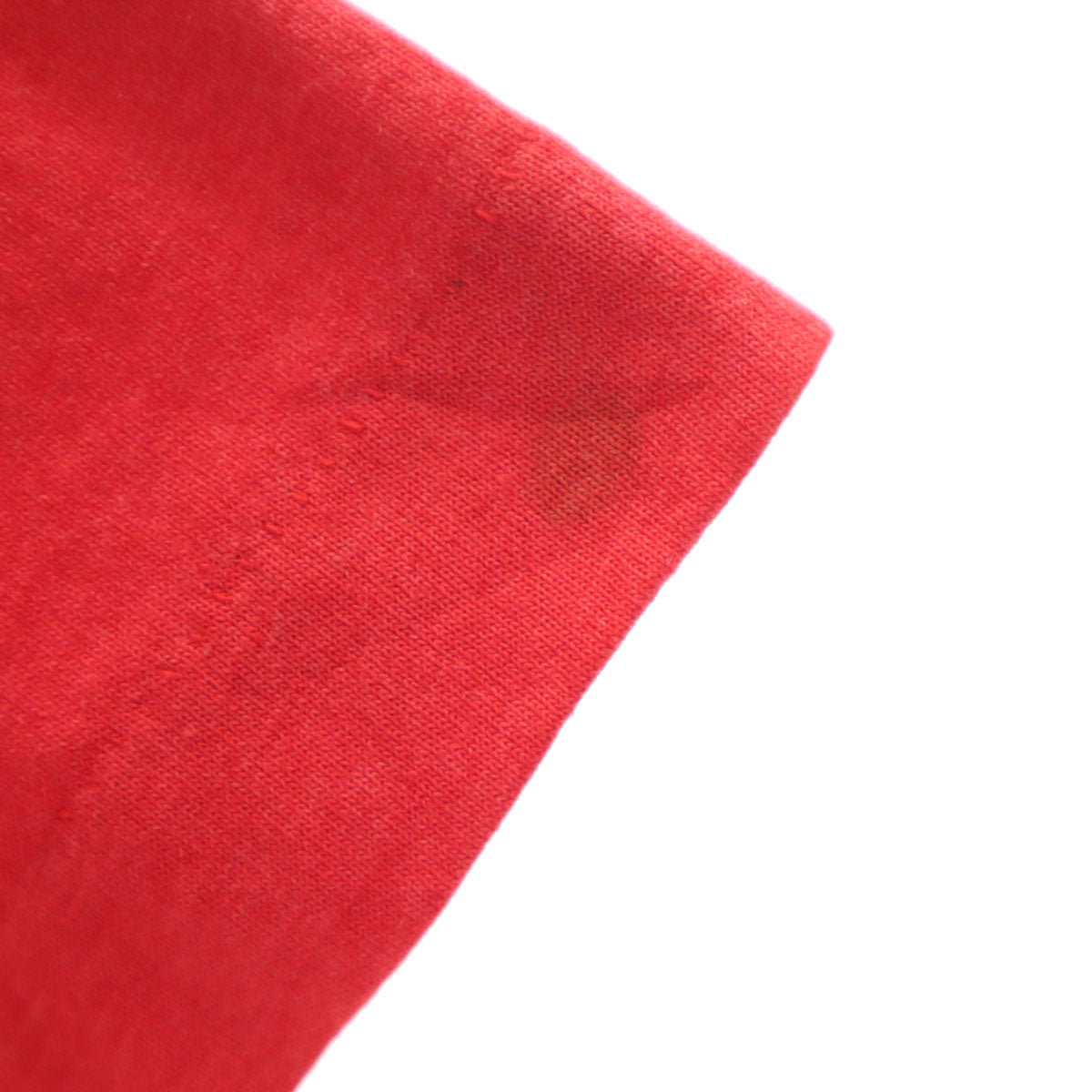 90s オールド 半袖 Tシャツ レッド シングルステッチ メンズ