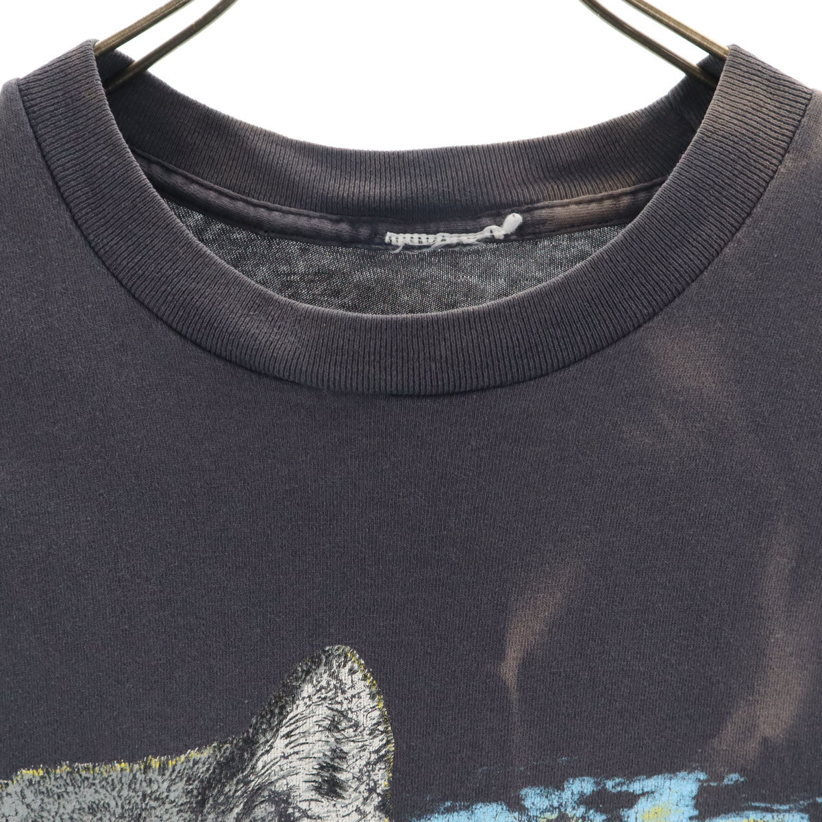 90s オールド 半袖 Tシャツ グレー系 シングルステッチ メンズ