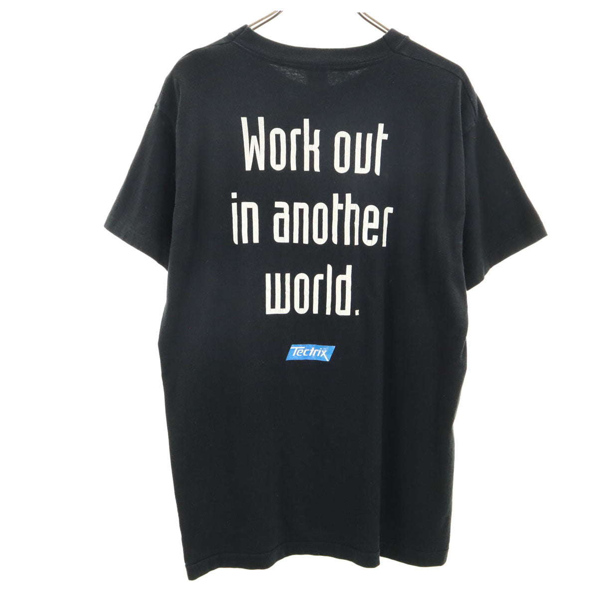 FRUIT OF THE LOOM フルーツオブザルーム 90s USA製 オールド 半袖 Tシャツ L ブラック シングルステッチ メンズ