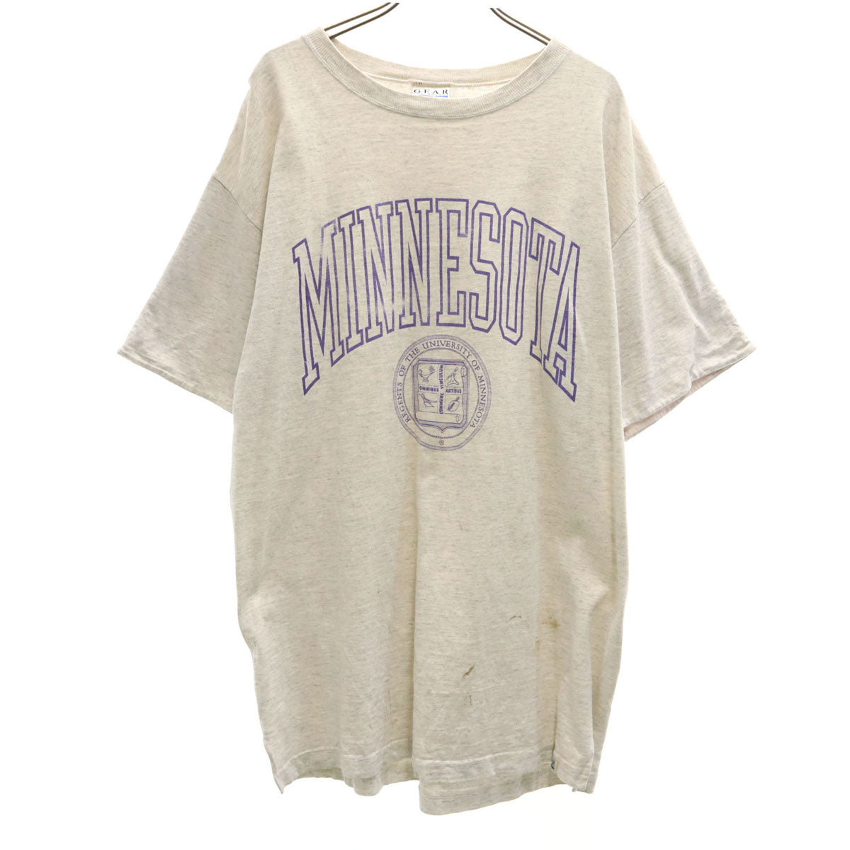 GEAR 90s USA製 オールド 半袖 Tシャツ L グレー メンズ