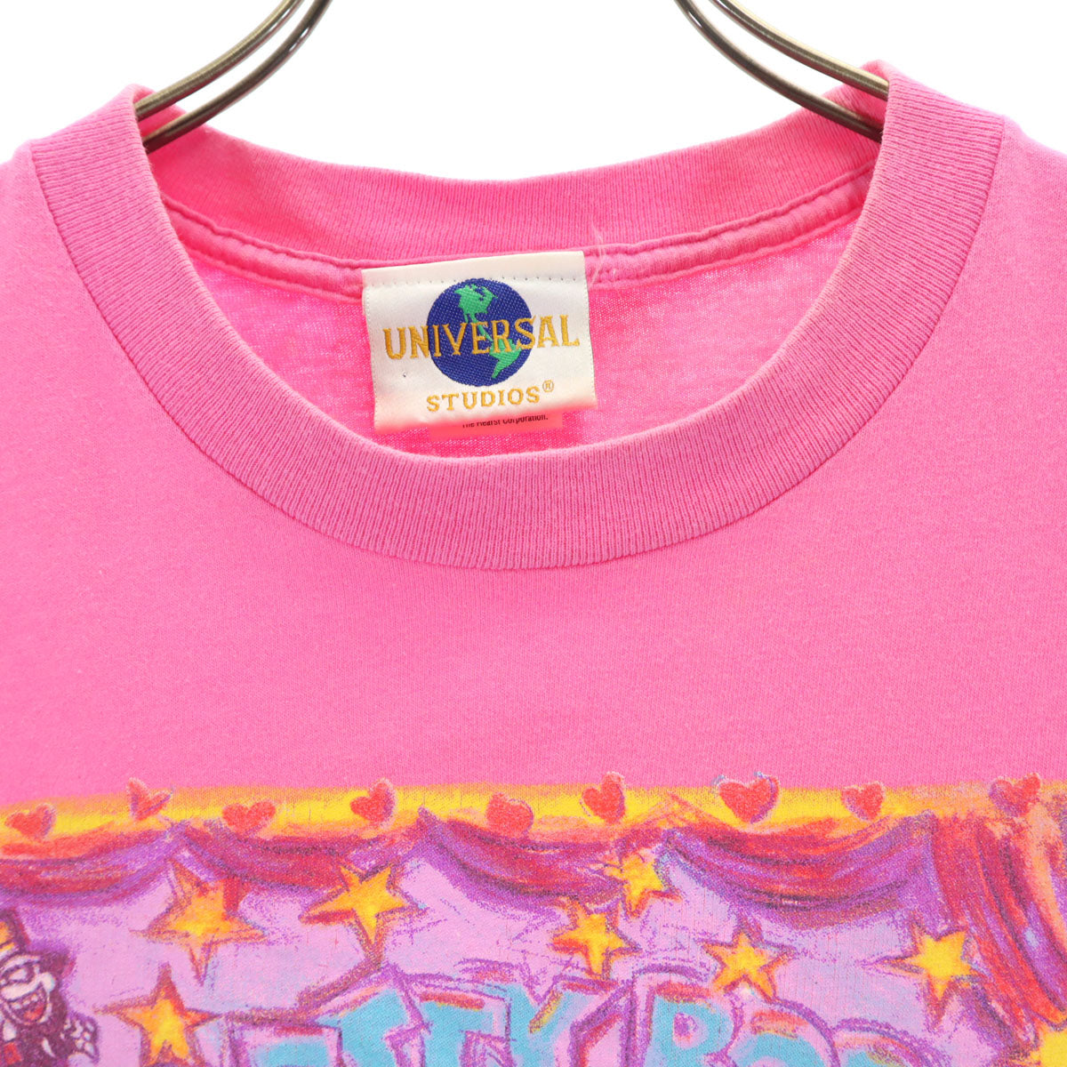 UNIVERSAL STUDIOS BLUE MAN GROUP ユニバーサルスタジオ 90s USA製 オールド ベティーブープ 半袖 Tシャツ S ピンク BETTY BOOP キャラクター シングルステッチ メンズ