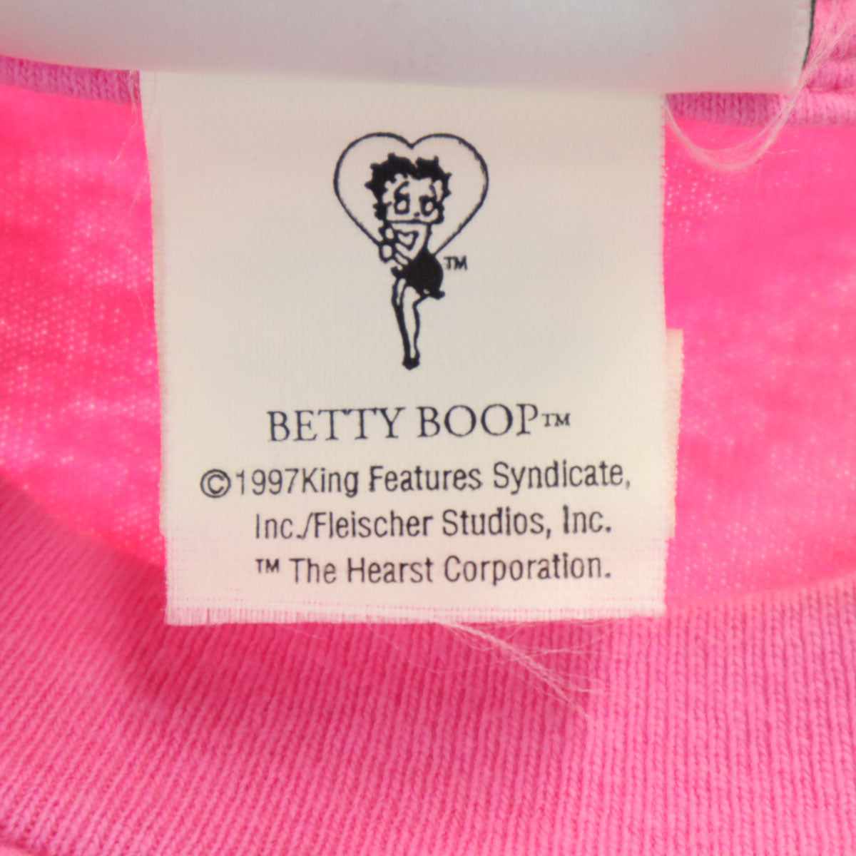 UNIVERSAL STUDIOS BLUE MAN GROUP ユニバーサルスタジオ 90s USA製 オールド ベティーブープ 半袖 Tシャツ S ピンク BETTY BOOP キャラクター シングルステッチ メンズ