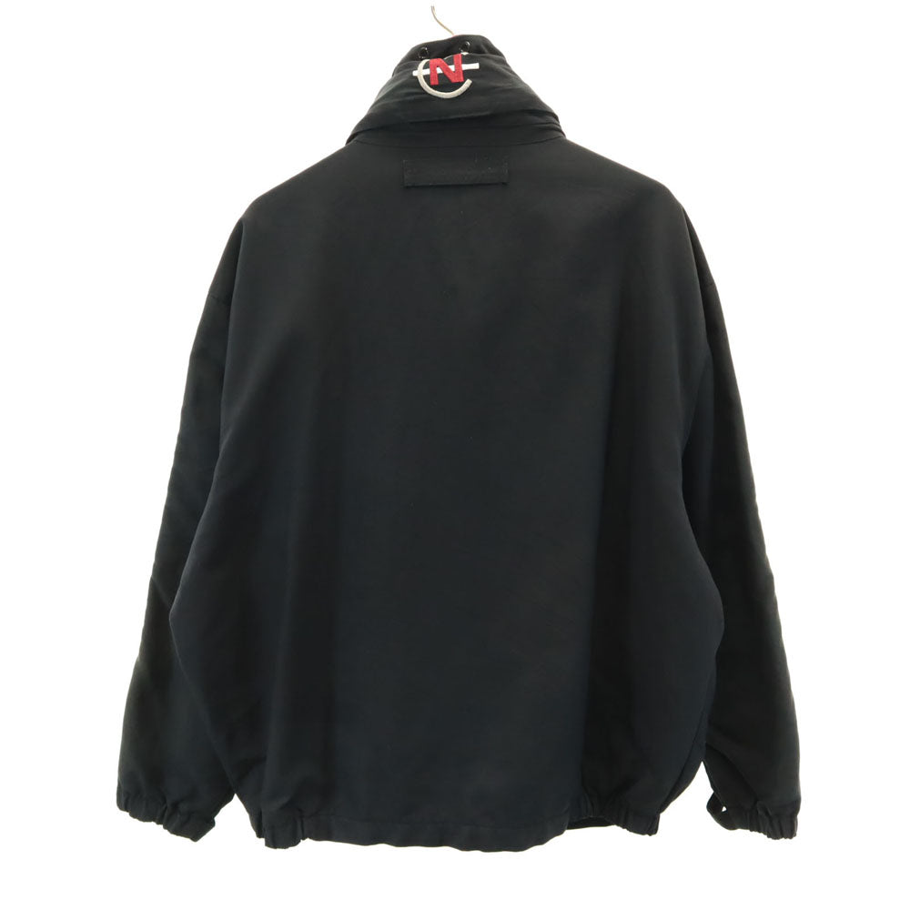 NAUTICA ノーティカ 90s オールド ナイロンジャケット M 黒 裏メッシュ メンズ