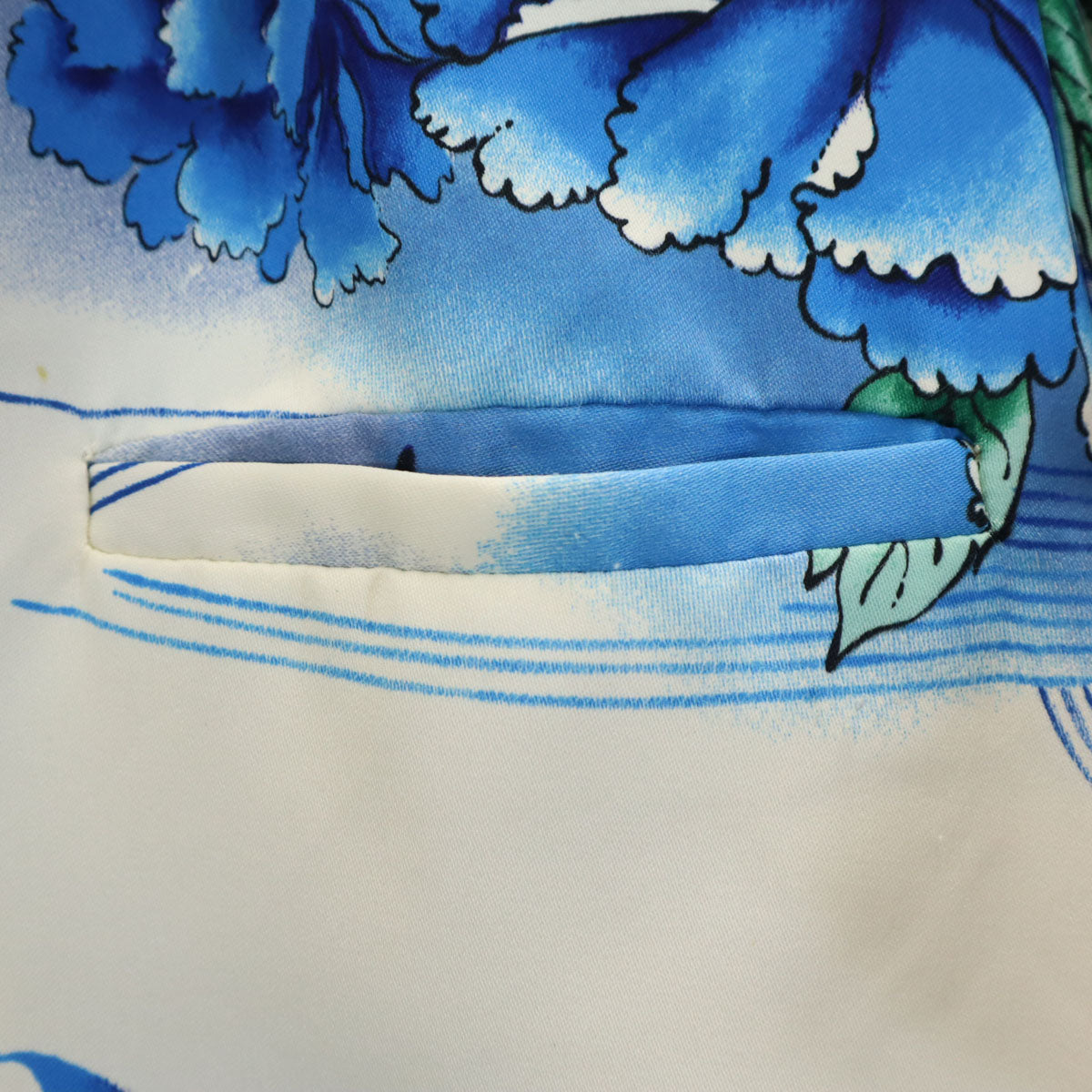 melemele メレメレ 70s 80s USA製 ヴィンテージ 花柄 半袖 アロハシャツ M アイボリー 開襟 メンズ