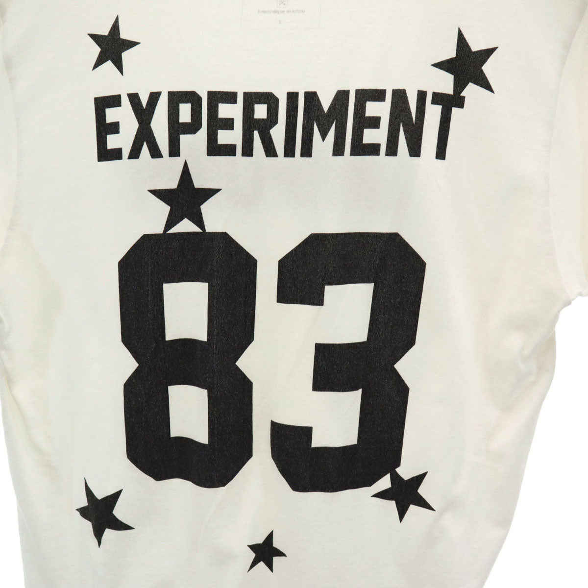 uniform experiment ユニフォームエクスペリメント 日本製 バックプリント 半袖 Tシャツ 2 白 メンズ