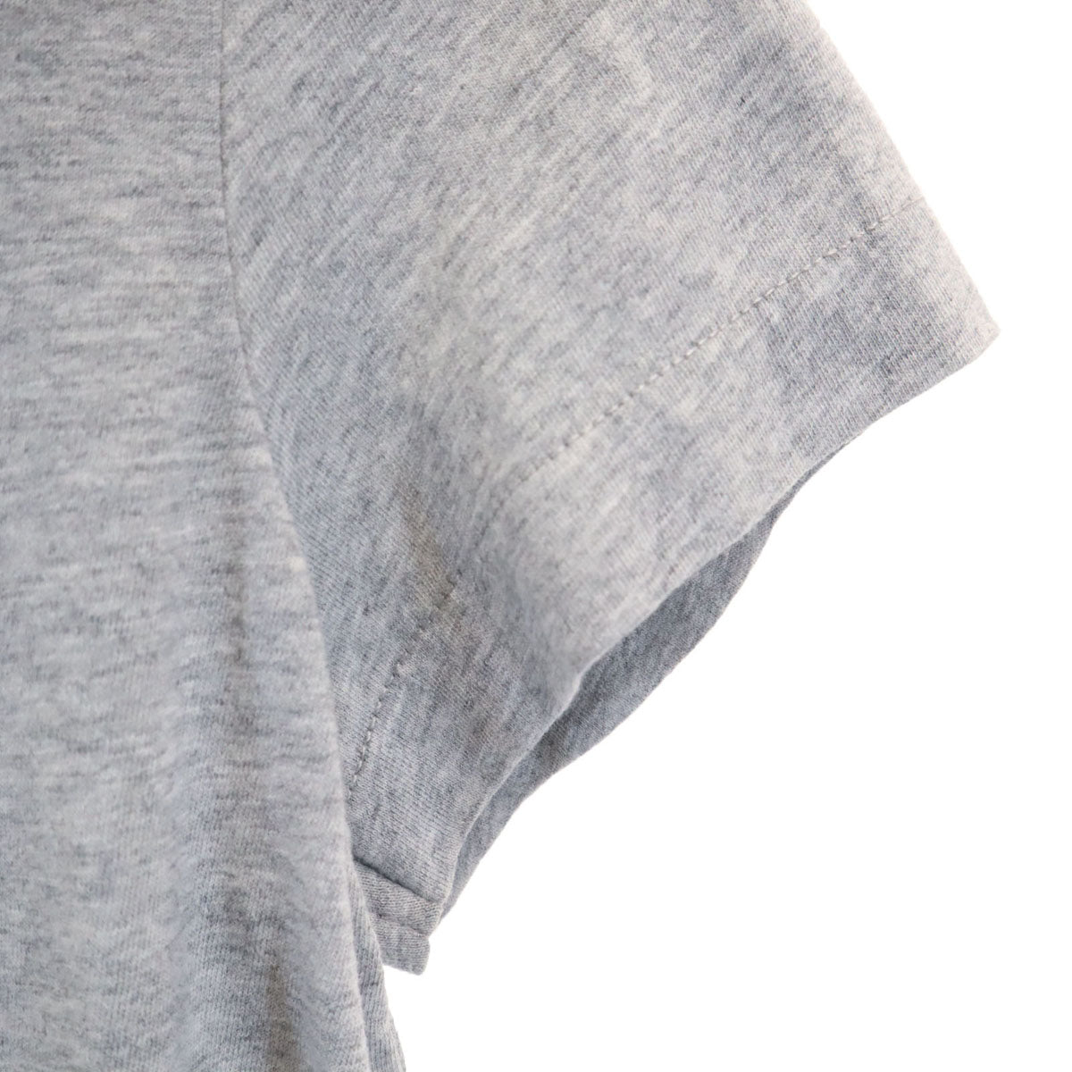 ACNE STUDIOS アクネストゥディオズ フレンチスリーブ Tシャツ XS グレー ストレッチ 無地 レディース