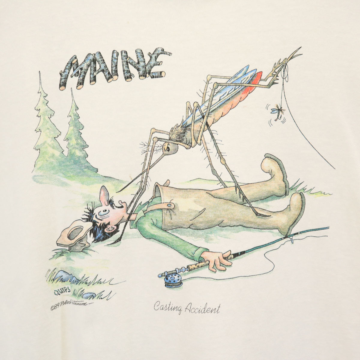 FRUIT OF THE LOOM フルーツオブザルーム 90s USA製 オールド MAINE 半袖 Tシャツ L ホワイト シングルステッチ メンズ