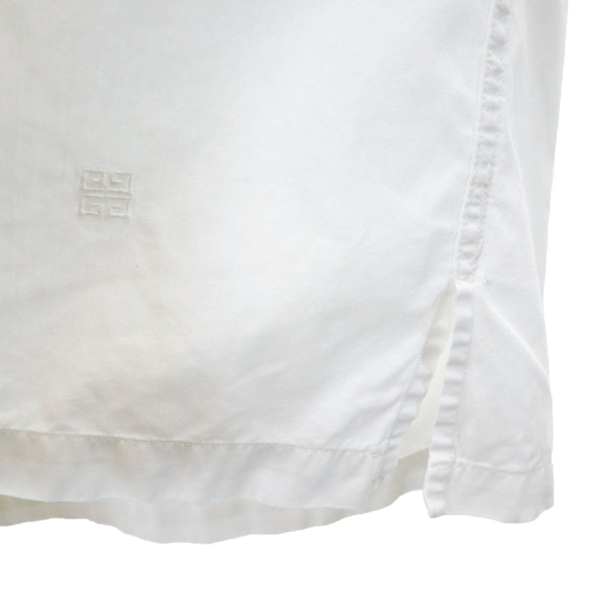 GIVENCHY ジバンシィ 半袖 ボタンダウンシャツ 46 ホワイト メンズ