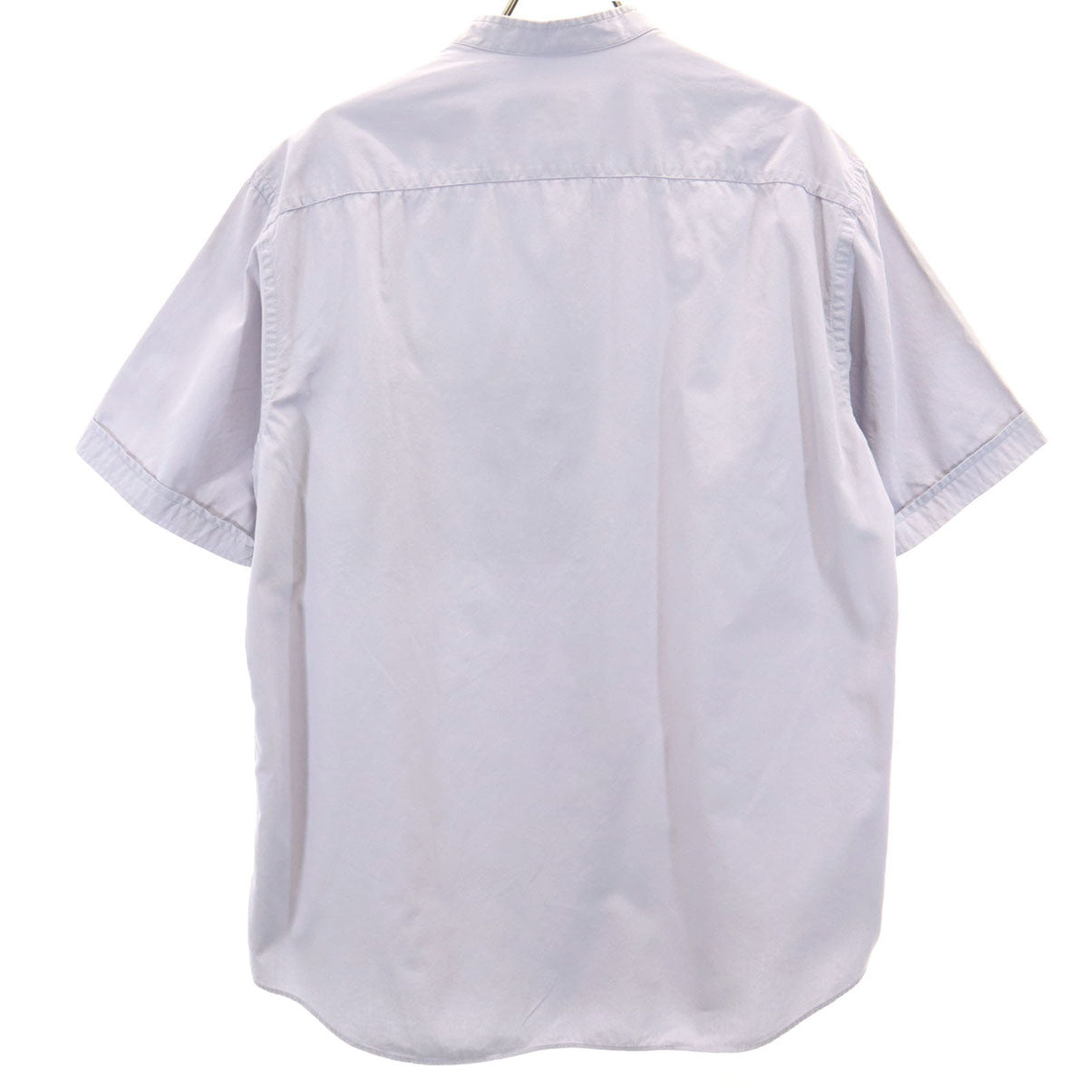 ARMANI COLLEZIONI アルマーニコレッツォーニ 半袖 バンドカラーシャツ L グレー メンズ