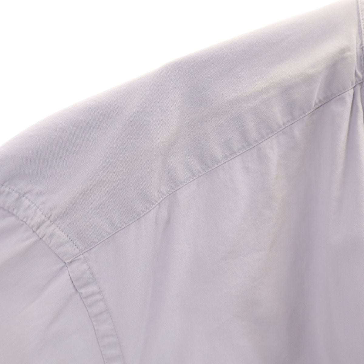 ARMANI COLLEZIONI アルマーニコレッツォーニ 半袖 バンドカラーシャツ L グレー メンズ