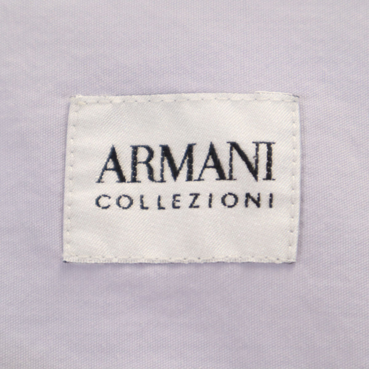 ARMANI COLLEZIONI アルマーニコレッツォーニ 半袖 バンドカラーシャツ L グレー メンズ