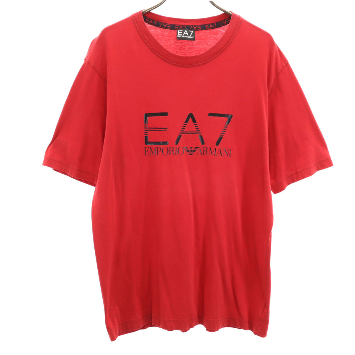 Emporio Armani エンポリオアルマーニ 半袖 Tシャツ XL レッド EA7 メンズ