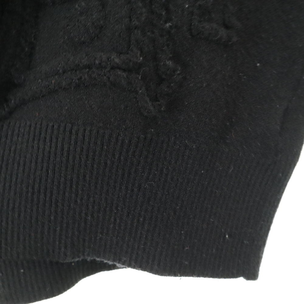 Desigual デシグアル 長袖 3D ニット M ブラック セーター メンズ