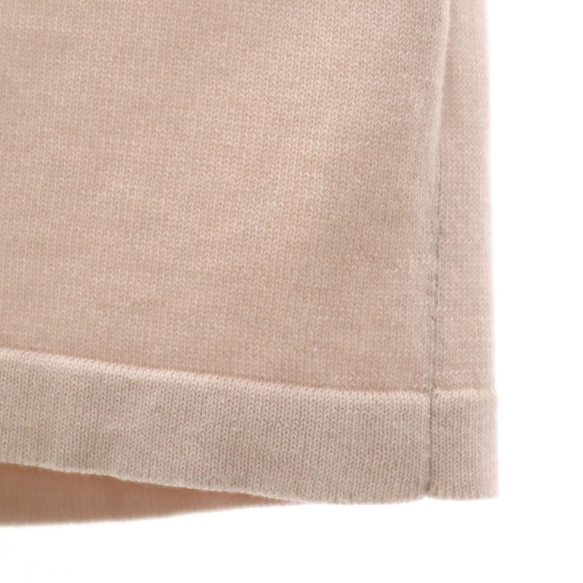 Herno ヘルノ イタリア製 半袖 コットン セーター 46 ベージュ系 ニット レディース