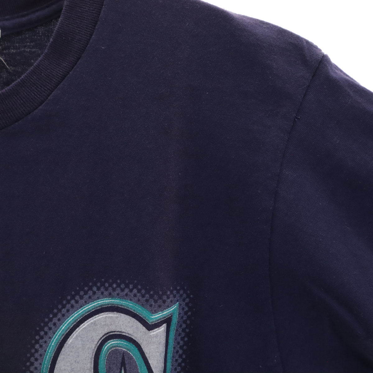 Majestic マジェスティック 半袖 Tシャツ M ネイビー イチロー選手 シアトルマリナーズ 51 メンズ