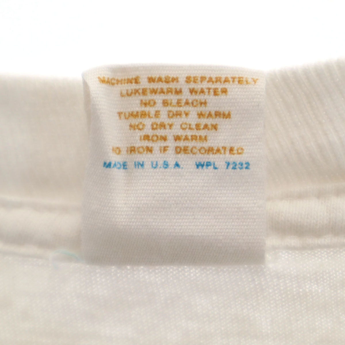 Gulf Coast Sportswear ガルフコースト 70s 80s USA製 ヴィンテージ 半袖 Tシャツ L ホワイト系 メンズ