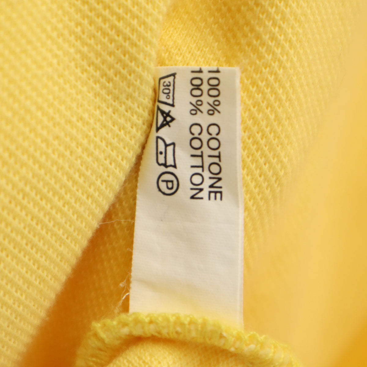 FENDI フェンディ イタリア製 オールド 半袖 ポロシャツ イエロー系 メンズ