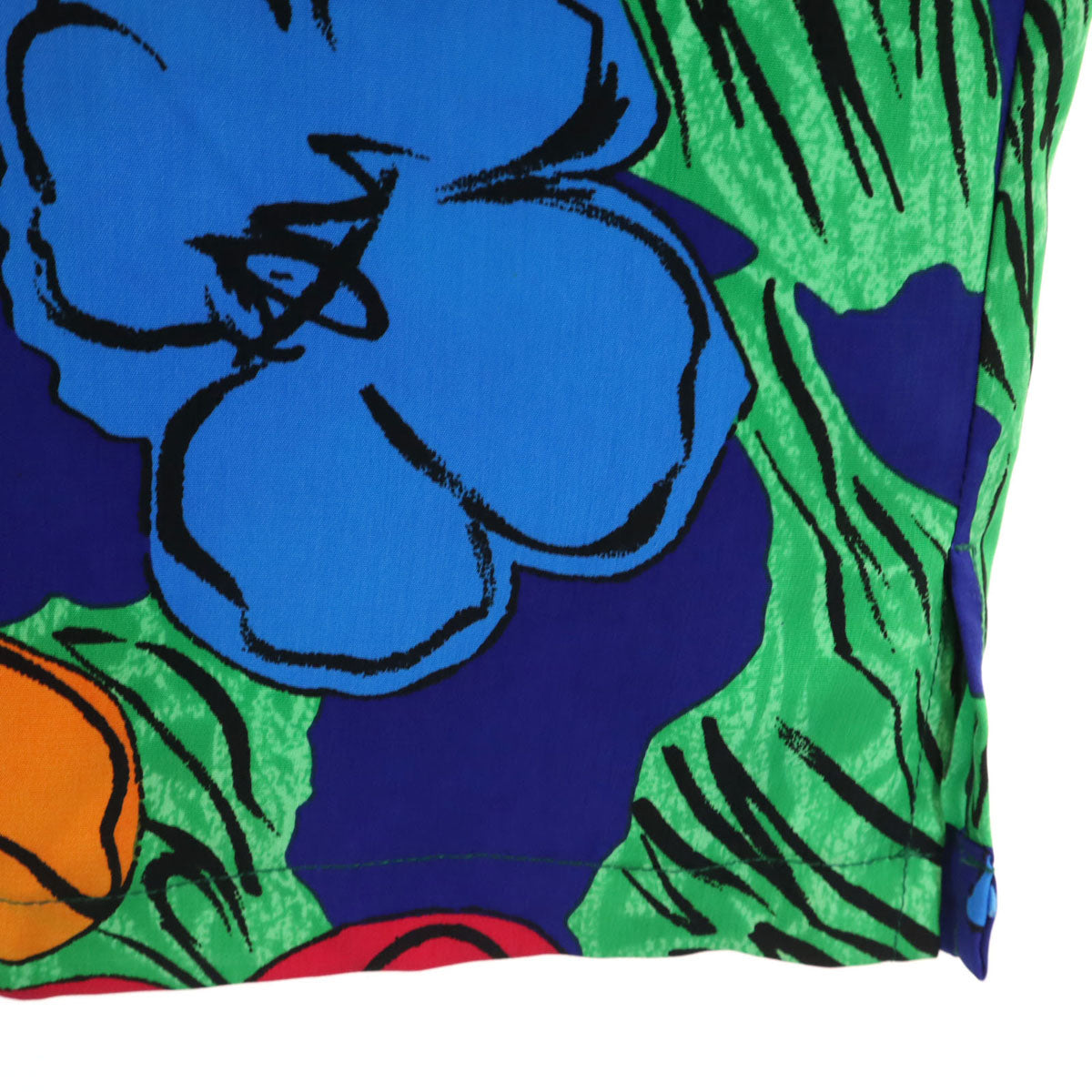 MOSCHINO モスキーノ JEANS 花柄 半袖 オープンカラー シャツ 9 レディース