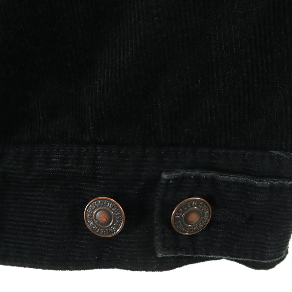 Levi's リーバイス コーデュロイ トラッカー ジャケット M ブラック 中綿入り メンズ