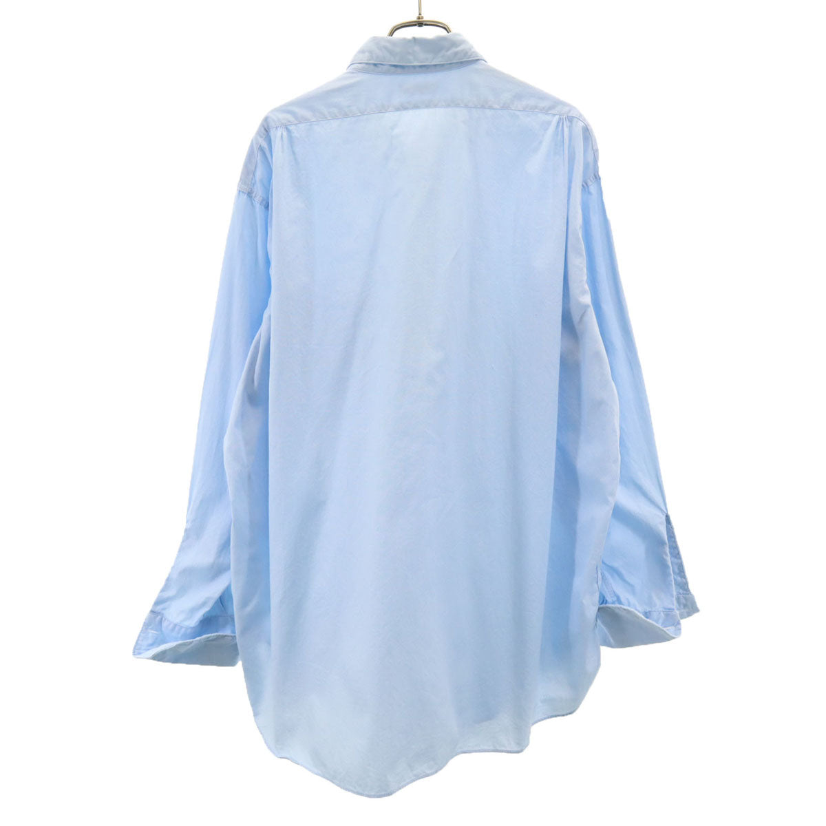 VAN HEUSEN ヴァンヒューゼン 50s 60s ヴィンテージ 長袖 シャツ 17-33 水色 ダブルカフス メンズ