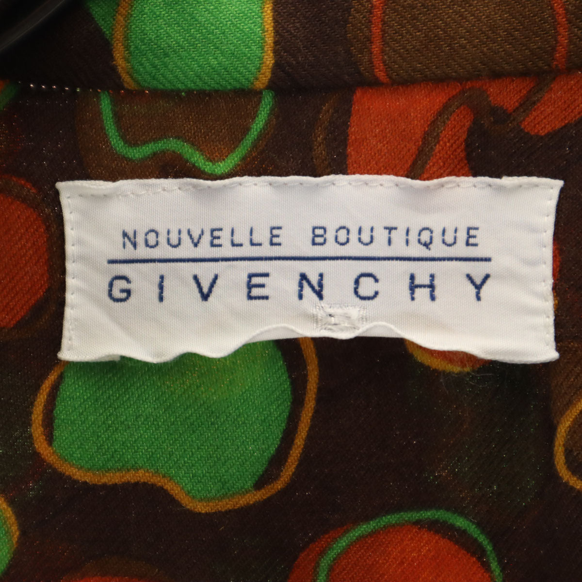 GIVENCHY ジバンシィ 90s シルクブレンド オールド 長袖 シャツ 10 ブラウン レディース