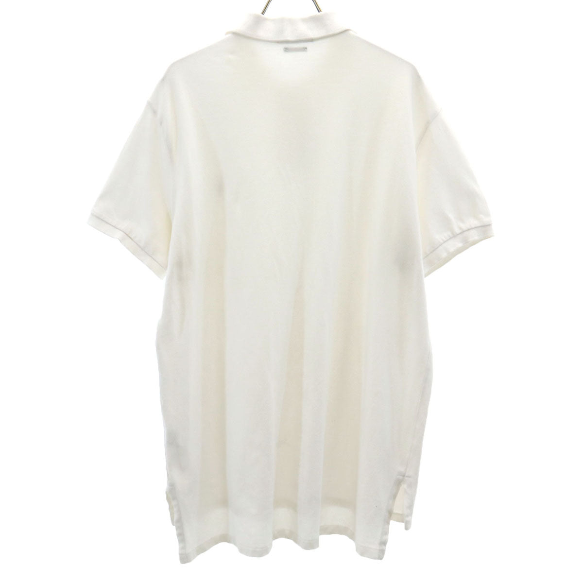 POLO RALPH LAUREN ポロラルフローレン 半袖 カスタムフィット ポロシャツ L オフホワイト 鹿の子 メンズ