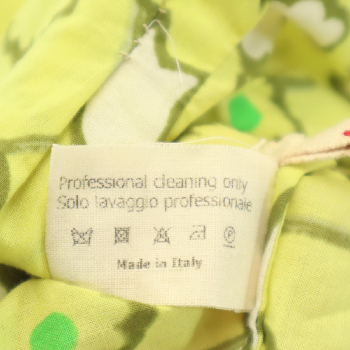 MARNI マルニ イタリア製 花柄 ノースリーブ シャツ 40 イエロー系 レディース