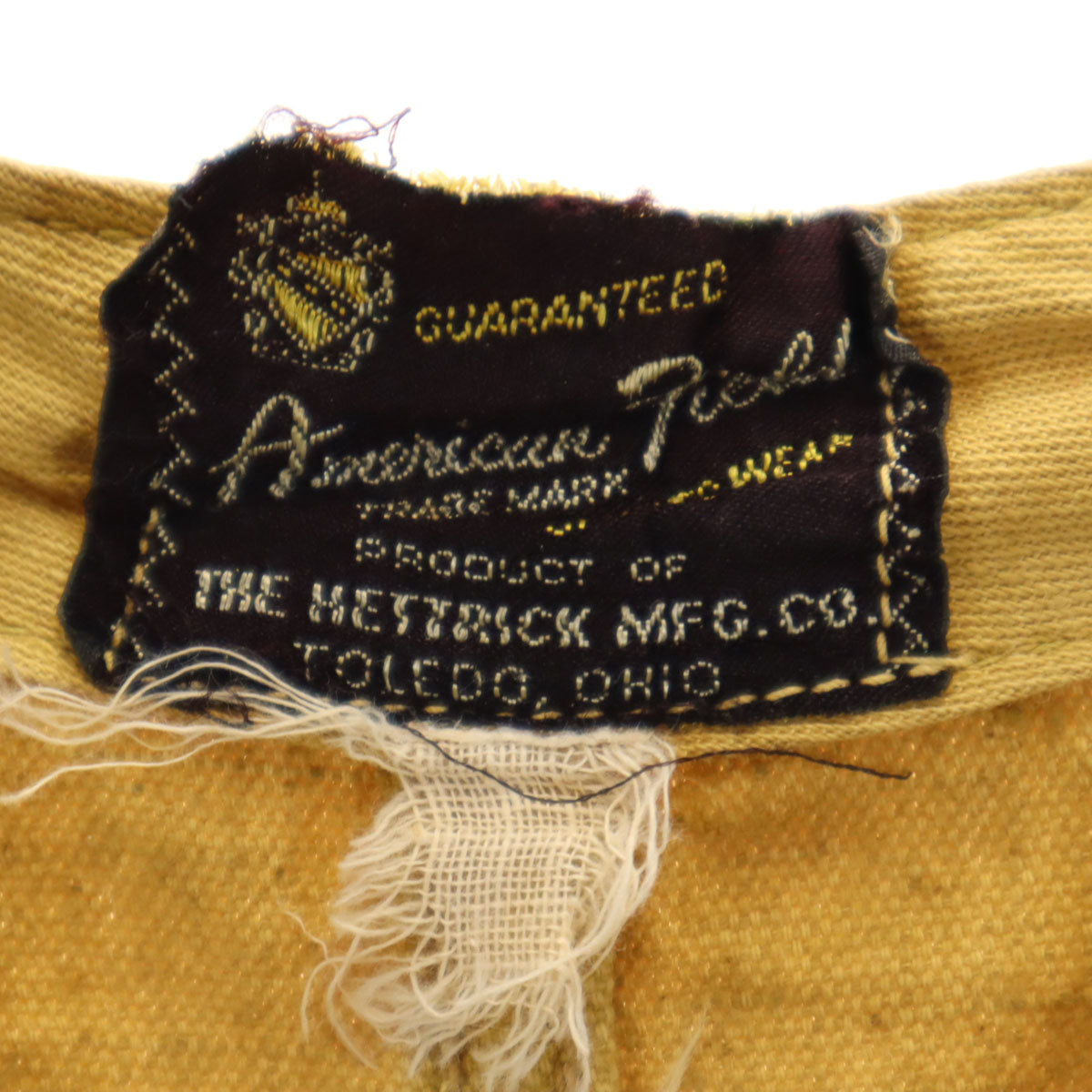 American Field アメリカンフィールド 50s ヴィンテージ ハンティング ベスト キャメル メンズ