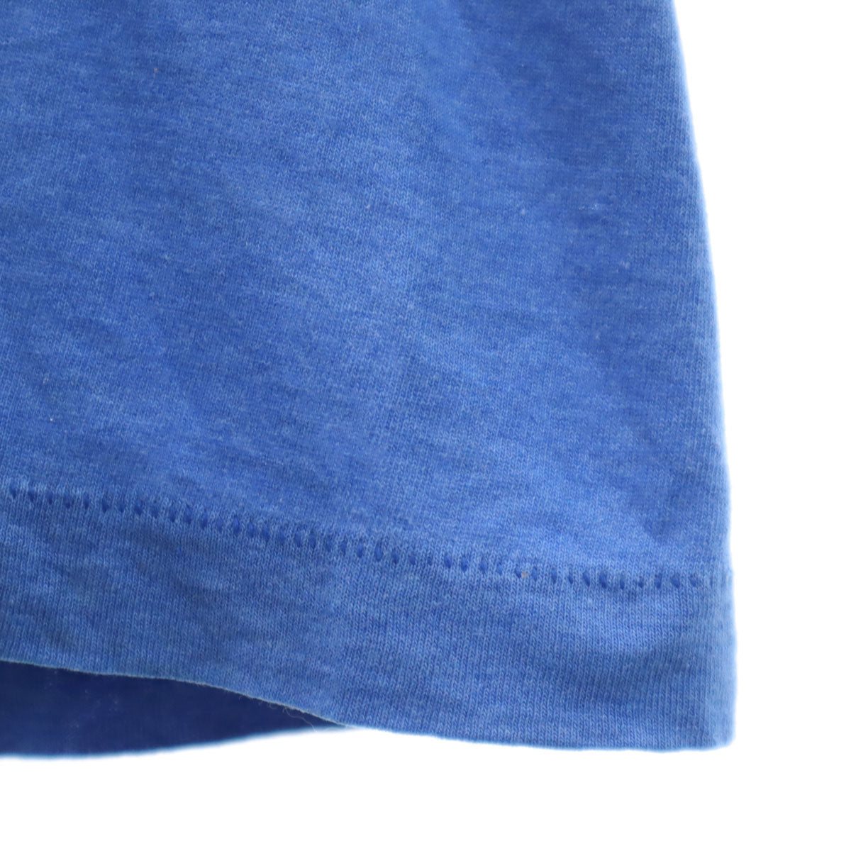 70s 80s ヴィンテージ JET EAST 半袖 Tシャツ ブルー シングルステッチ 企業モノ メンズ