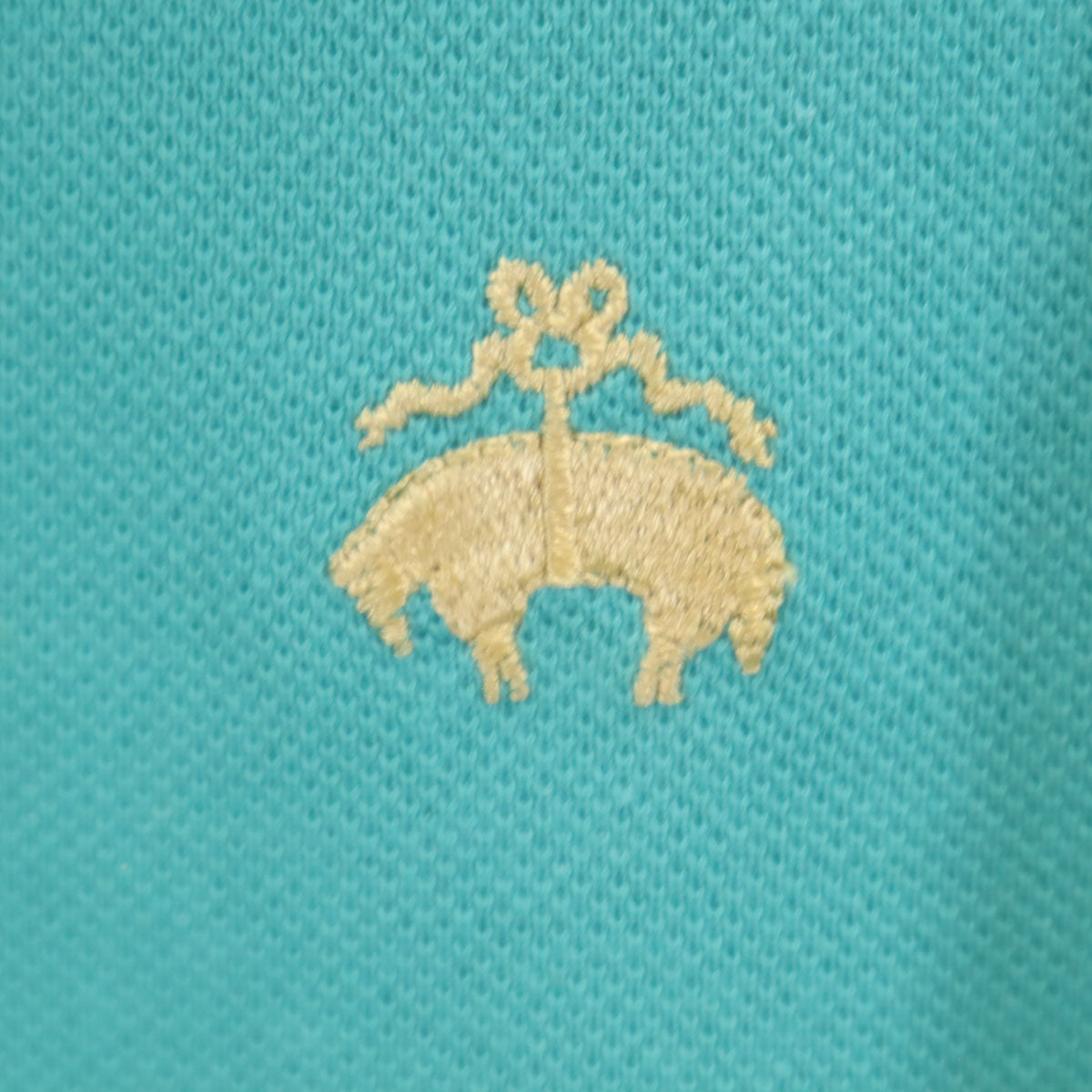 GOLDEN FLEECE ゴールデンフリース 90s オールド 半袖 ポロシャツ M ブルーグリーン ブルックスブラザーズ メンズ