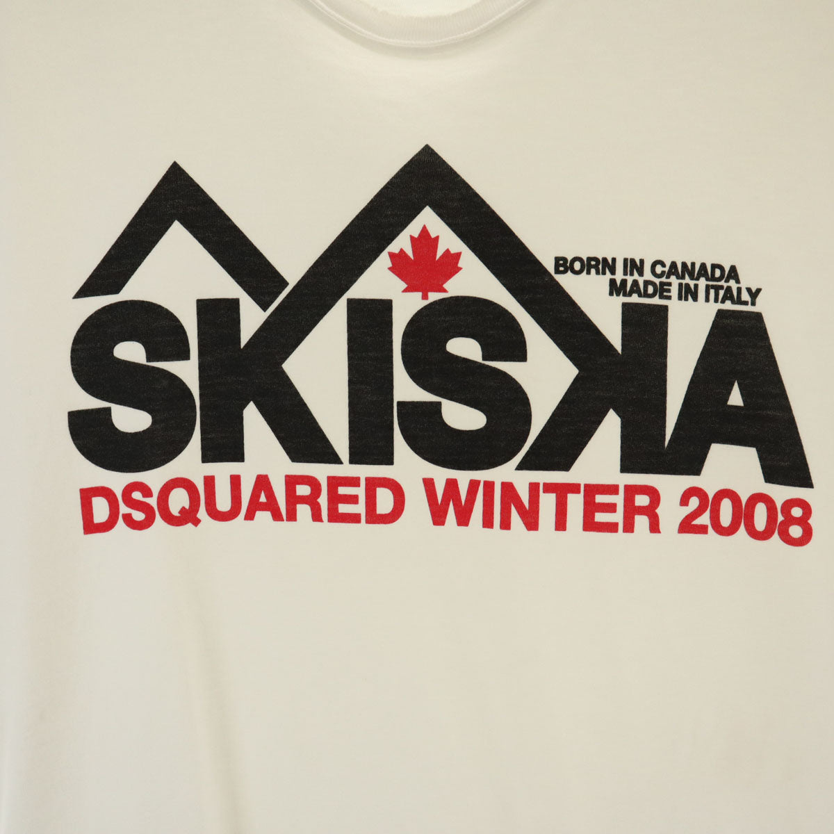 イタリア製 半袖 Tシャツ M オフホワイト メンズ