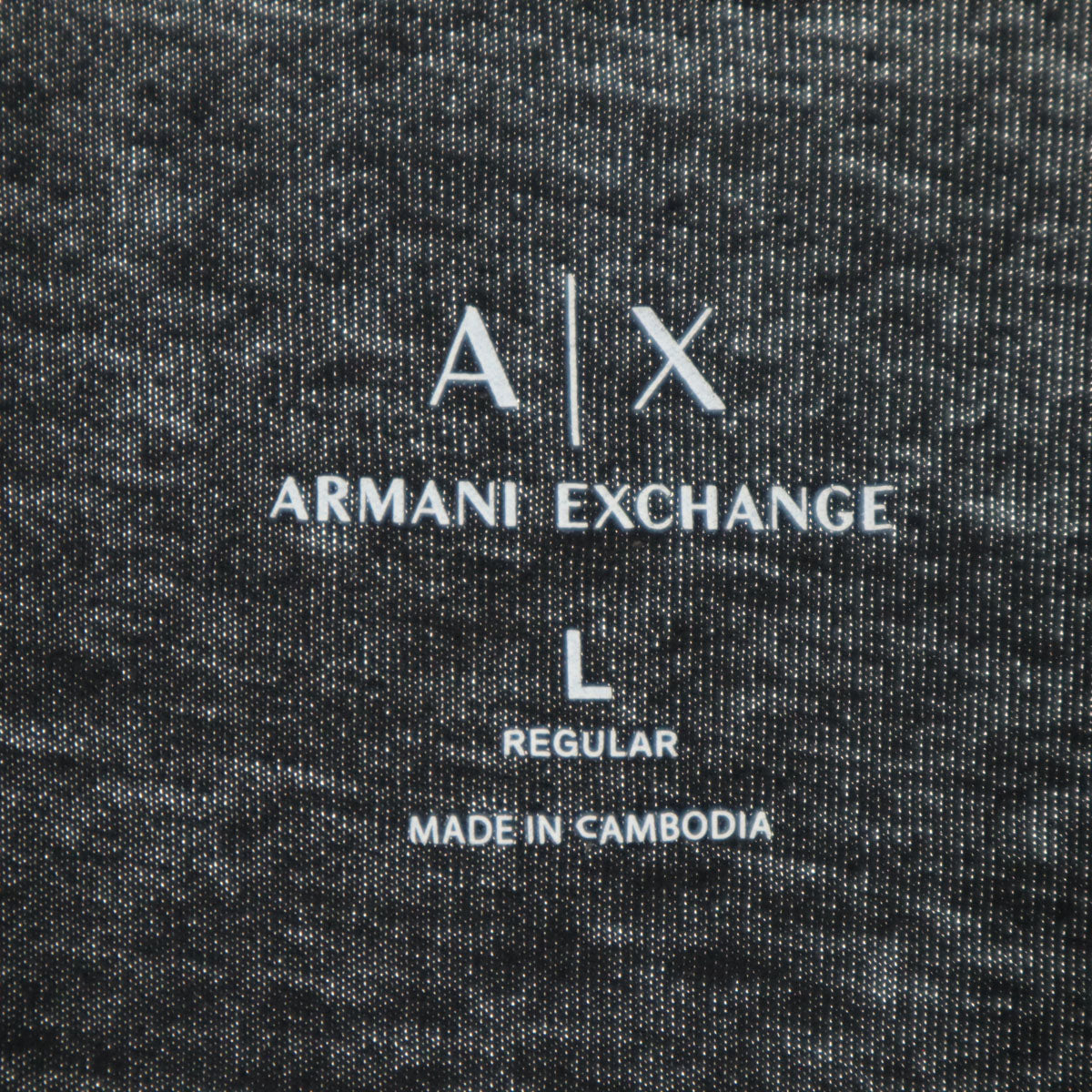 ARMANI EXCHANGE アルマーニエクスチェンジ 半袖 Tシャツ L ブラック メンズ