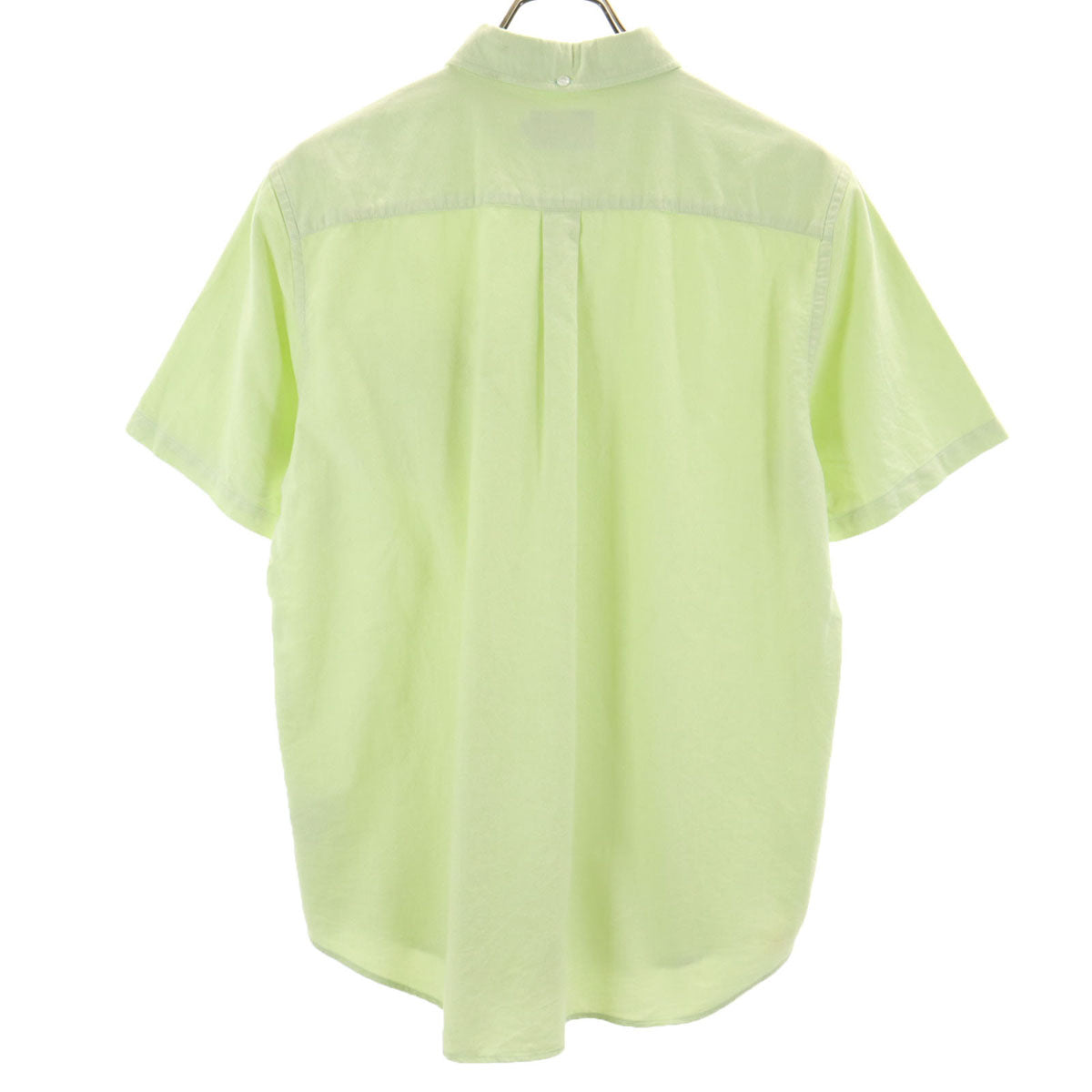 STUSSY ステューシー 日本製 半袖 ボタンダウンシャツ M グリーン系 メンズ