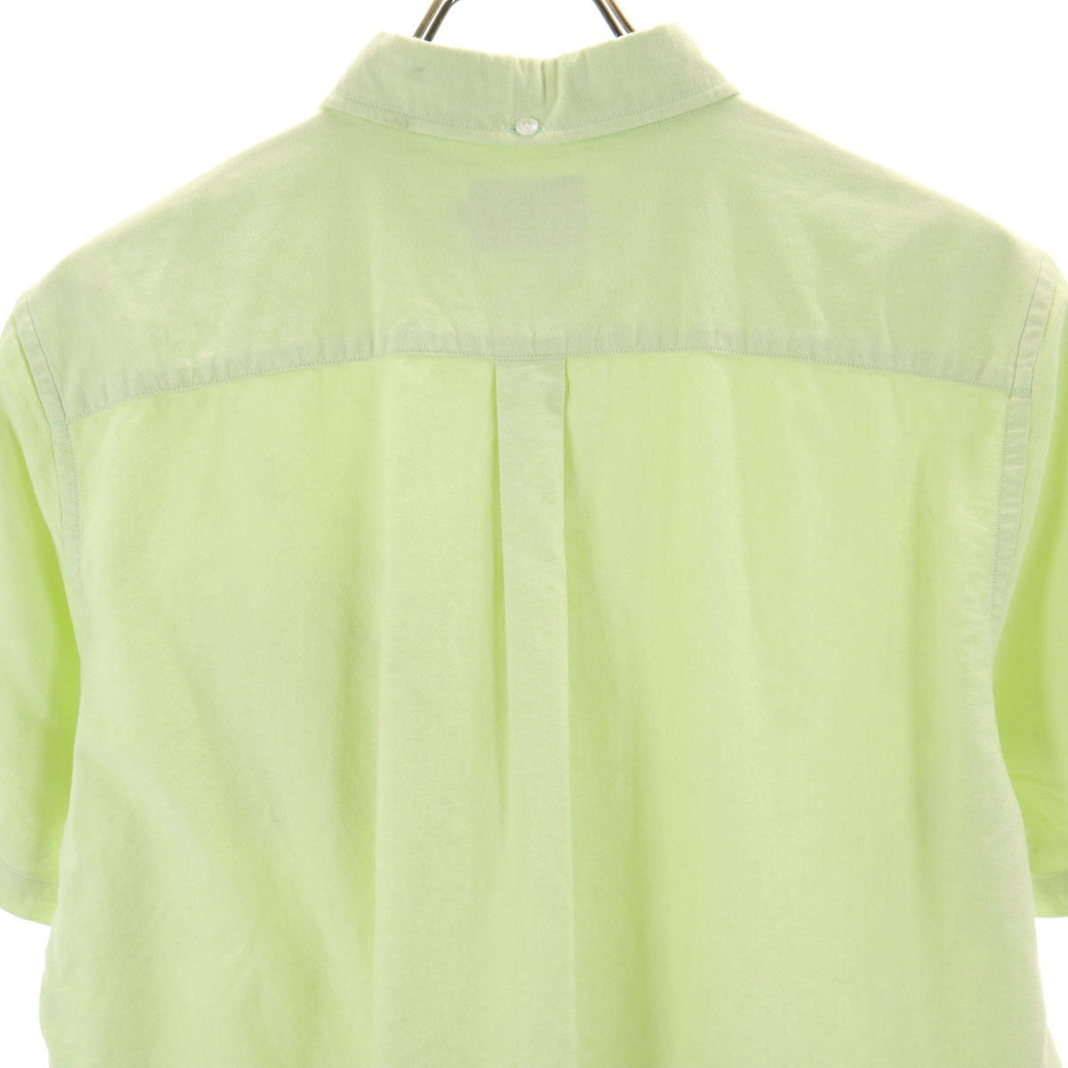 STUSSY ステューシー 日本製 半袖 ボタンダウンシャツ M グリーン系 メンズ