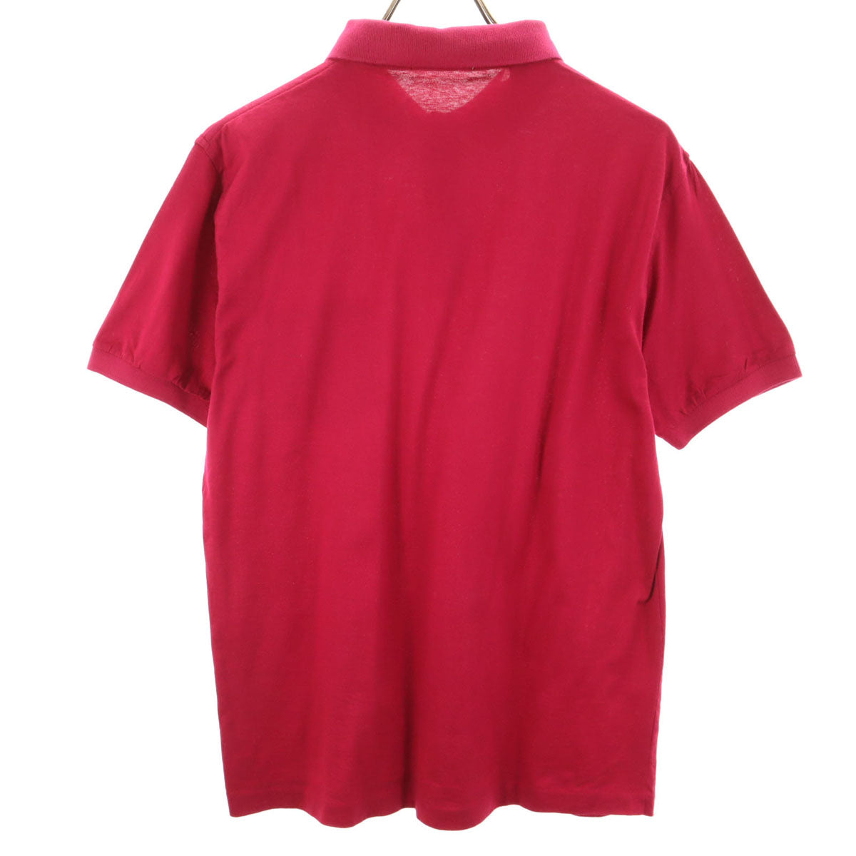 YVES SAINT LAURENT イヴサンローラン 80s 90s オールド 半袖 ポロシャツ M ボルドー系 メンズ