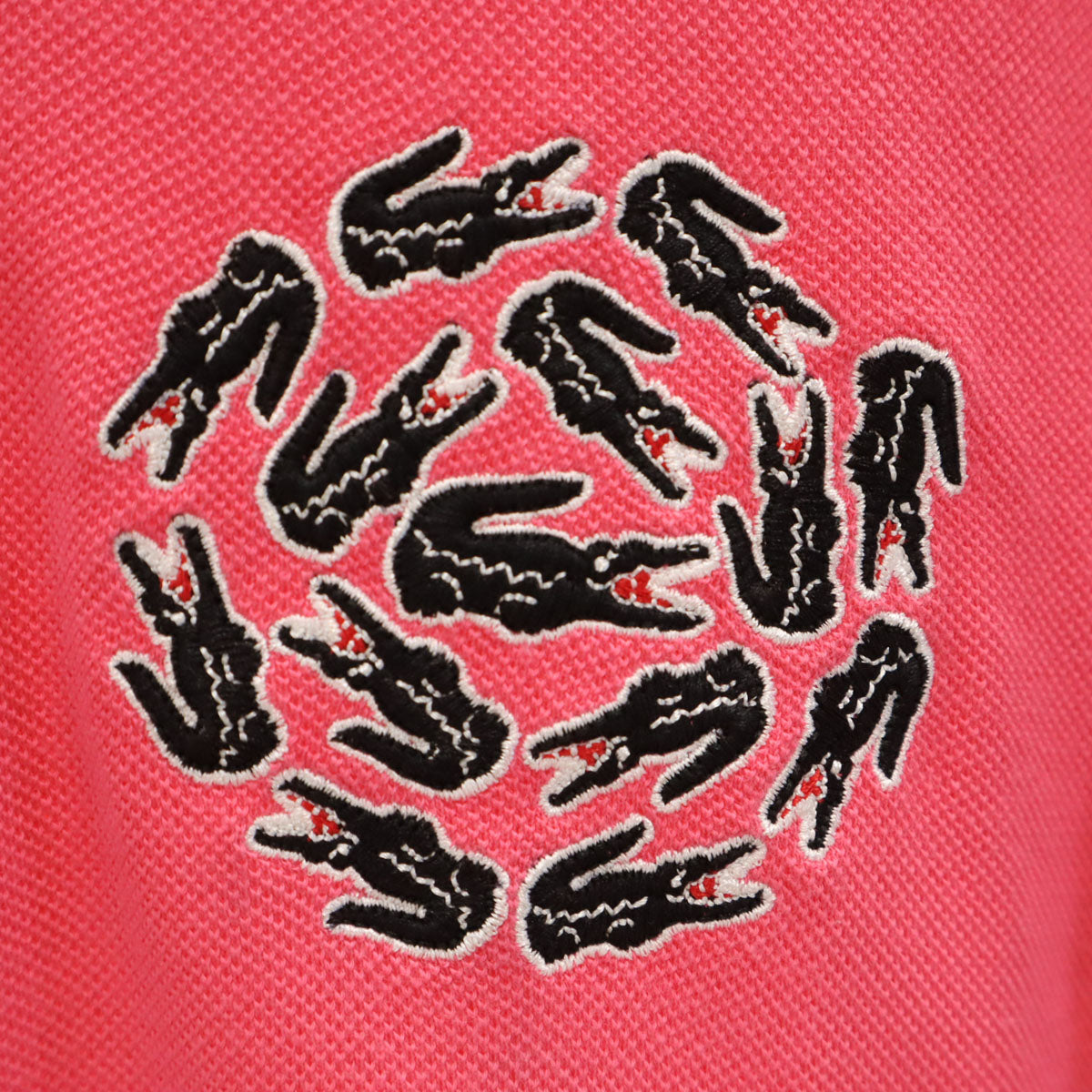 CAMPANAS+LACOSTE LACOSTE ラコステ コラボ 半袖 ポロシャツ 3 ピンク メンズ