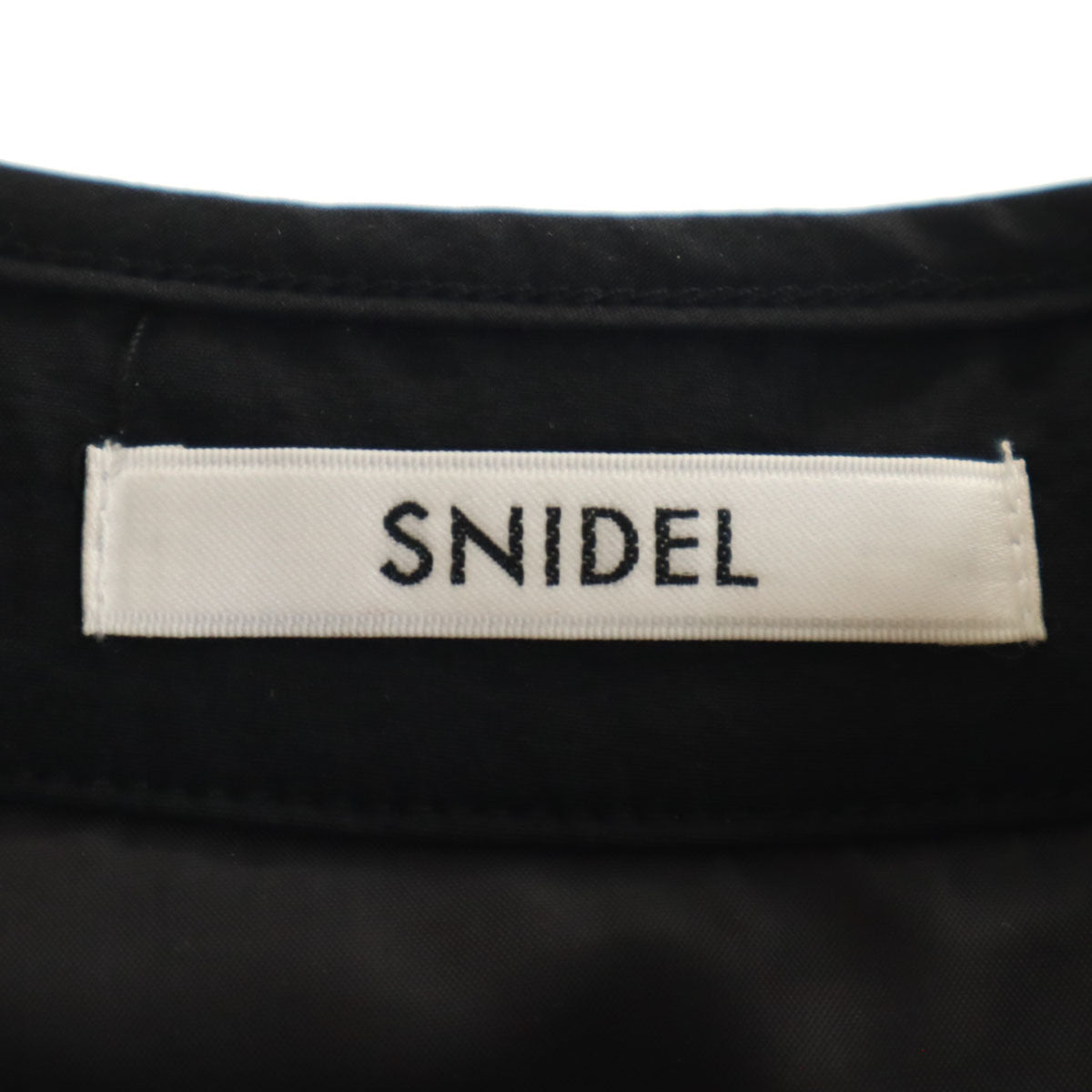 未使用 SNIDEL スナイデル 半袖 ワンピース 1 ブラック系 レディース