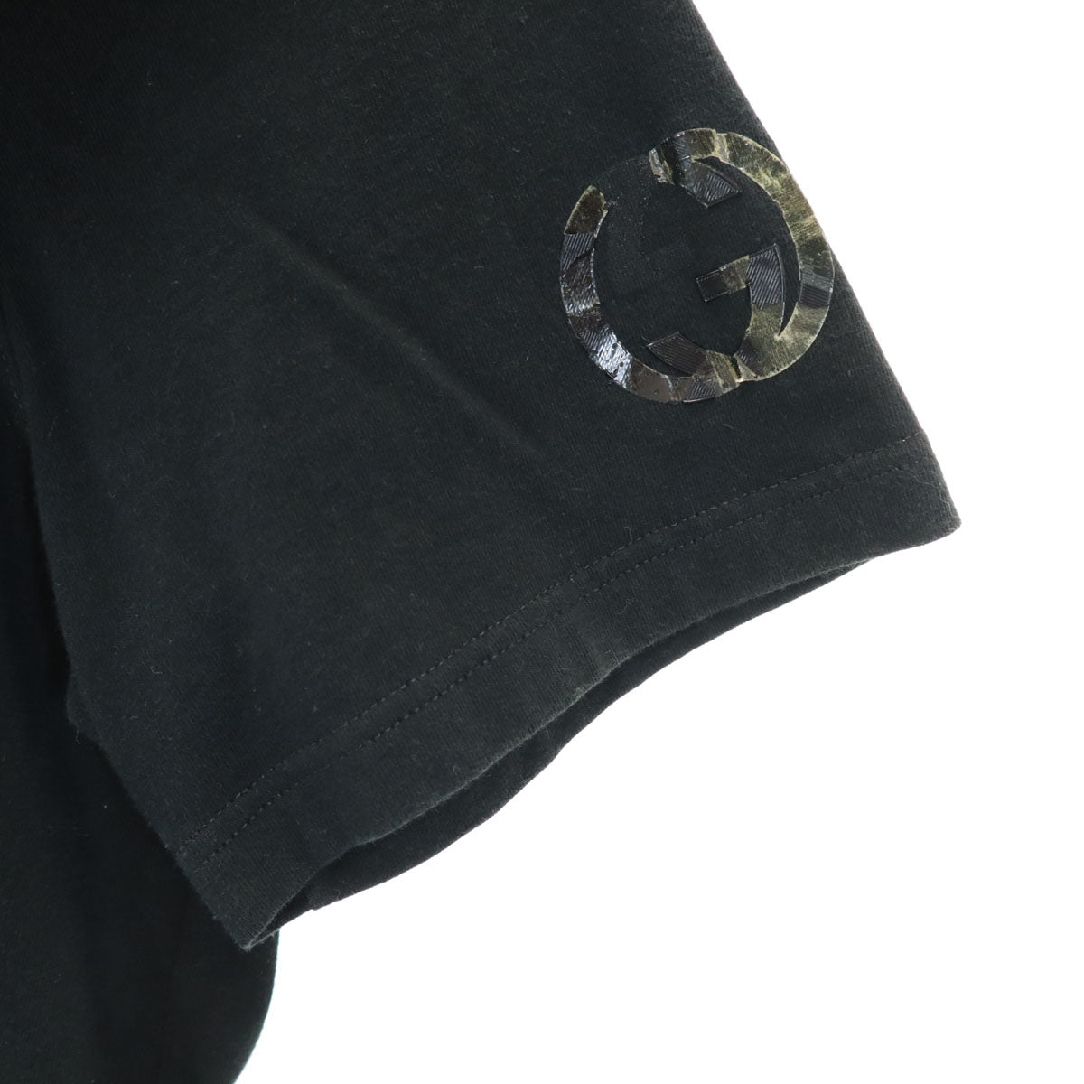 GUCCI グッチ イタリア製 半袖 Tシャツ XL ブラック メンズ