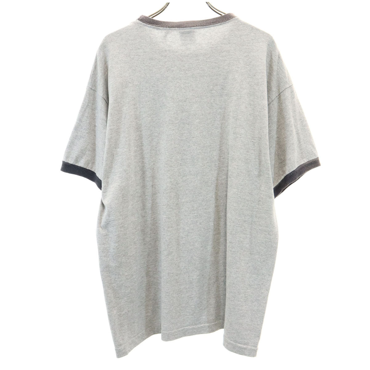 WARNER BROS STUDIO STORE ワーナーブラザーズ スタジオストア 90s USA製 オールド ルーニーテューンズ マービン・ザ・マーシャン 半袖 リンガー Tシャツ M グレー メンズ