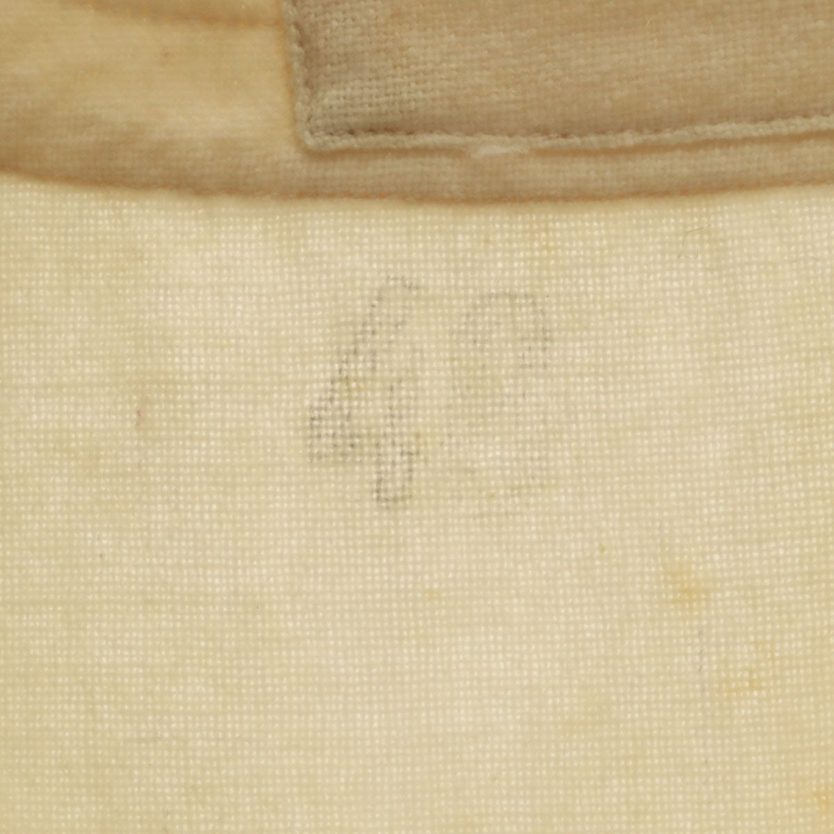 FRENCH ARMY フランス軍 40s 50s ヴィンテージ ノースリーブ Vネック ベスト 46 ベージュ メンズ