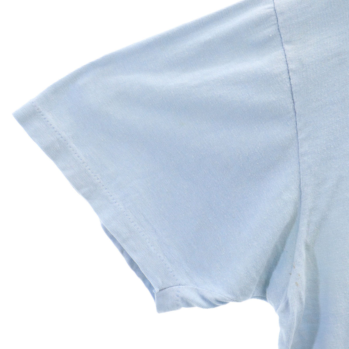 Sunstrokes サンストロークス 70s 80s ヴィンテージ バックプリント 半袖 Tシャツ L 水色 シングルステッチ メンズ