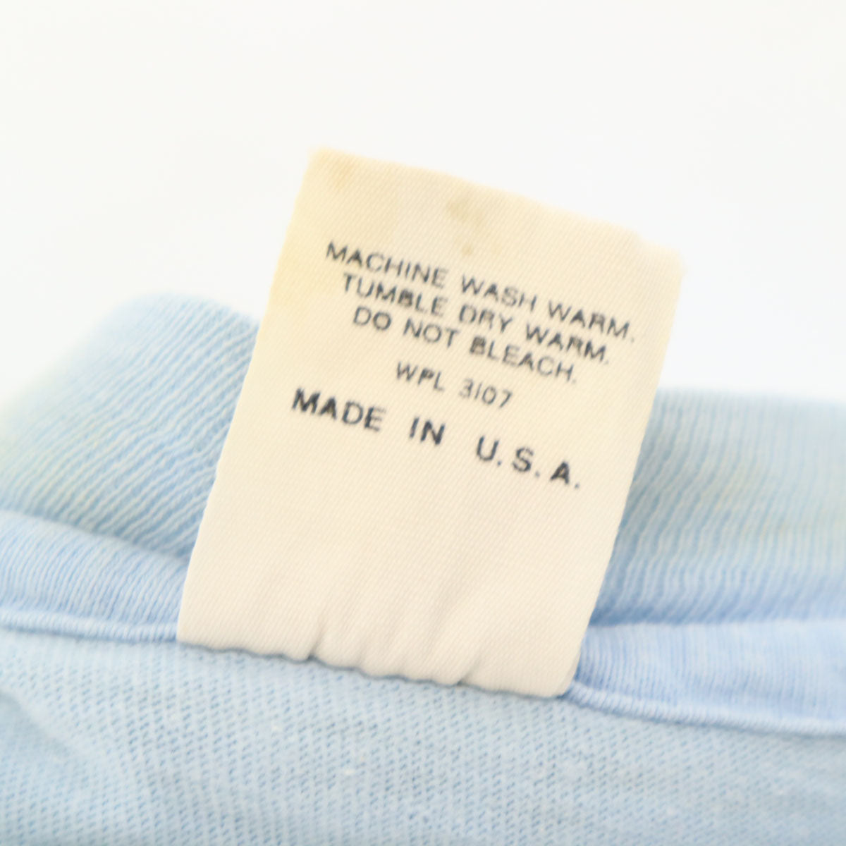 Sunstrokes サンストロークス 70s 80s ヴィンテージ バックプリント 半袖 Tシャツ L 水色 シングルステッチ メンズ