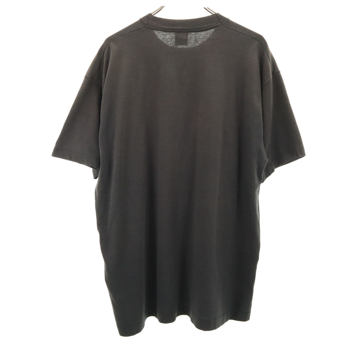 FRUIT OF THE LOOM BEST フルーツオブザルーム ベスト 90s オールド USA製 DELCO 半袖 Tシャツ XL チャコールブラック シングルステッチ ポケT 企業モノ メンズ